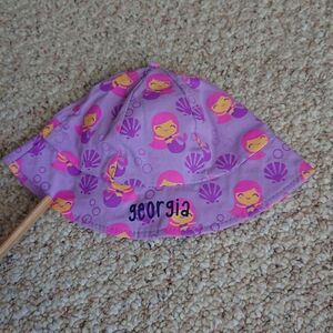 Sunpoint Toddler Girls Mermaid Seashell Sun Hat - Georgia